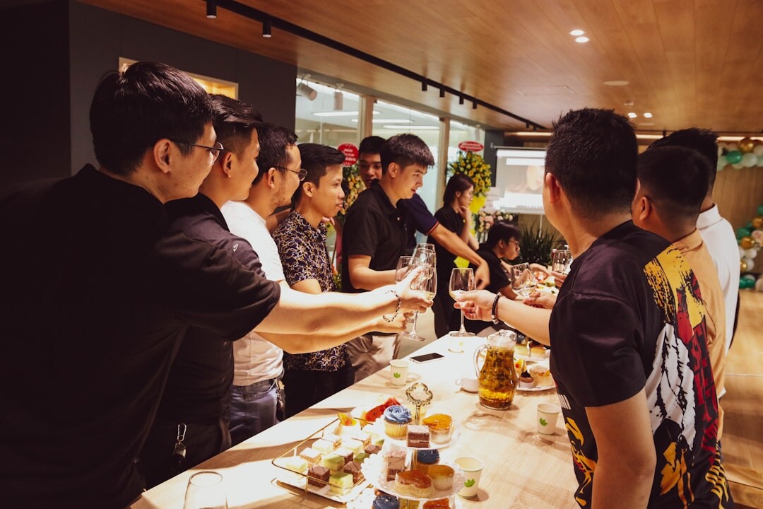 cafe opening celebration